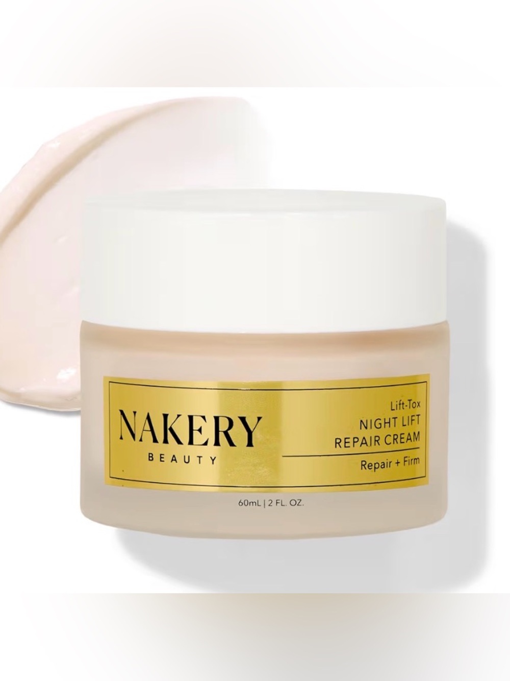 Nakery Beauty Night Lift Repair Cream — Cream Hydrating Night Moisturizer